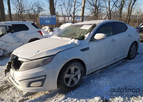 2015 Kia Optima Lx z USA, uszkodzony, nr VIN KNAGM4A75F5648044